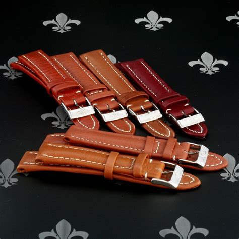 breitling watch strap leather|genuine breitling watch straps.